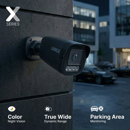 Lorex Connect X Series 4K 32-Channel Wired NVR System with X3 Bullet Security Cameras - 8TB (Cables not included)