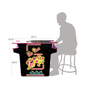 Arcade1Up Ms. Pac-Man Head-to-Head Arcade Table - MSP-H-01241