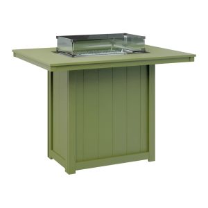 Berlin Gardens Donoma 42" x 54" Rectangular Fire Table - Bar Height - DRFT4254B
