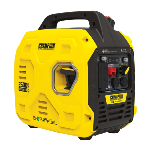 Champion 1850W/2500W Generator Dual Fuel Gas Propane Inverter Low THD CO Shield New - 201183
