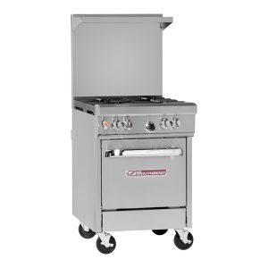 Southbend Ultimate Natural Gas Range 24”, 4 Non-Clog Burners With Cabinet Base 132000 BTU - 4241C
