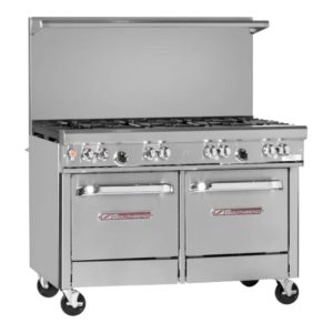 Southbend 448DC-4G/T Ultimate Natural Gas Range 48" Manual Griddle, Standard Oven With Cabinet Base 125000 BTU - 448DC-4G/T*