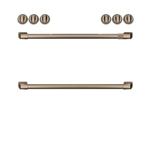 Café Front Control Electric Knobs and Handles - Brushed Bronze - CXFCEHKPMBZ-KT