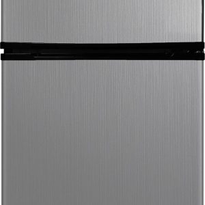 SPT 3.1 cu.ft. Double Door Refrigerator with Energy Star - Stainless Steel - RF-314SS
