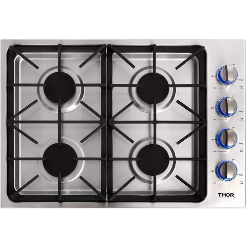Thor Kitchen 30 in. Drop-in Natural Gas Cooktop in Stainless Steel