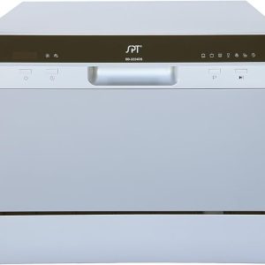 SPT Countertop Dishwasher with Delay Start & LED – Silver SD-2224DSB