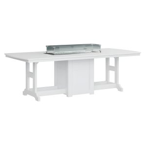 Berlin Gardens Garden Classic 44" x 96" Rectangular Fire Table - Counter Height- GCFT4496CBK