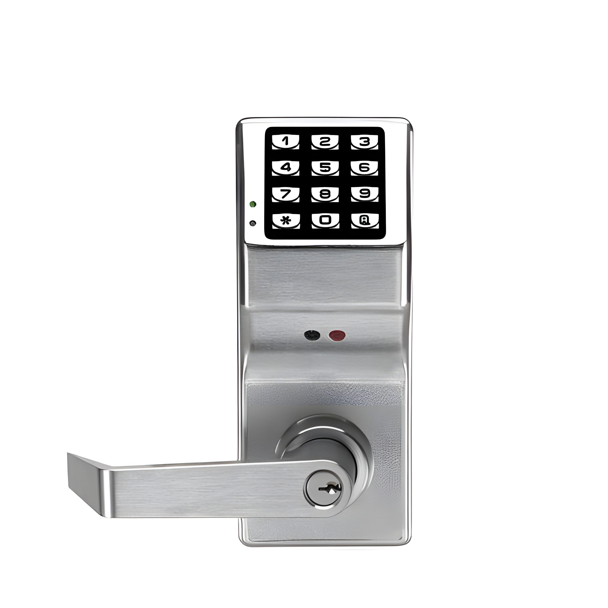 Alarm Lock Trilogy Digital Keypad Lever Set w/ High Capacity Audit Trail - 26D - Satin Chrome - Grade 1 - ALL-DL3200-26D
