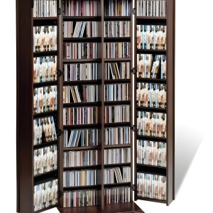 Prepac Grande Locking Media Storage Cabinet with Shaker Doors - Multiple Options Available - BLS-0448-K