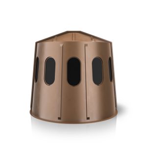 Maverick 6-Shooter Deer Hunting Blind in Brown with Tinted Windows - 00222