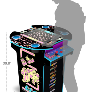 Arcade1Up Ms. PAC - MAN / GALAGA Pub Table Arcade Machine 12 Games in 1 - MSP-K-404300