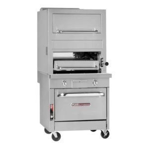 Southbend P32C-32B 32” Natural Gas Match Radiant Broiler Single Deck With Warming Oven 110000 Total Btu - P32C-32B