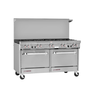 Southbend S60AA-2G/T S-Series 60" Gas Range Manual Griddle, 6 Non-Clog Burners With Convection Ovens, 286,000 Btu - S60AA-2G/T*