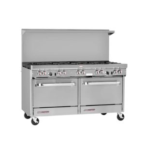 Southbend 4601AD-5L Ultimate Natural Gas Range 60”, 9 Burners, Standard Grates With Standard And Convection Oven Base 388000 Total BTU - 4601AD-5L