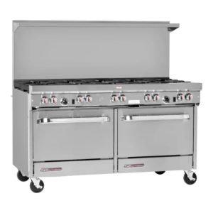 Southbend S60ad S-Series, Gas Range, 60”, 10 Non-Clog Burners With Convection Oven – Natural Gas, 350000 Total Btu - S60AD