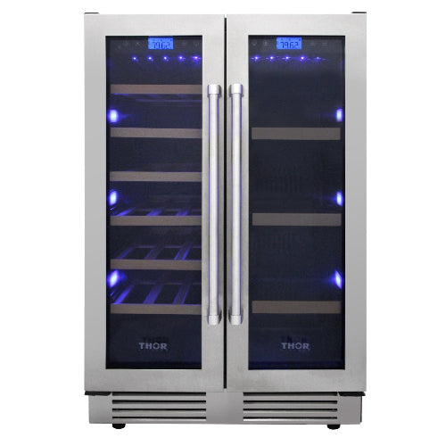 Thor Kitchen 24 in. 21 Bottle & 95-Can Wine Cooler