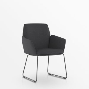 Poppy Guest Chair with Sled Base - BP01252