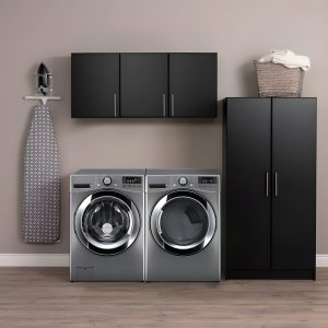 Prepac Elite 86" 2 Piece Storage Cabinet Set E - Available in 3 Colors - BRSX-1014-2M