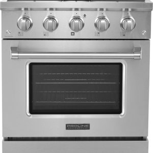 Proline PLSR 30" Gas Range, 15,000 BTUs - PLSR 30GG